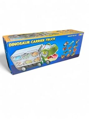Joyin 13 in 1 Dinosaur Carrier Truck W/12 Dinosaur Figures Car Toys - Brand New